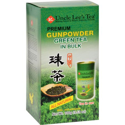 Uncle Lee's Tea Premium Bulk Gunpowder Green Tea 150 g