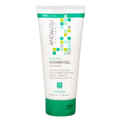Andalou Naturals Aloe Mint Cooling Shower Gel 251ml