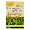 Uncle Lee's Tea 100% Organic Lemon Ginger Green Tea 18 bags