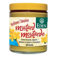 Sale Org Yellow Mustard Glass Jar 253ml