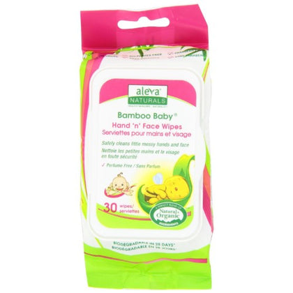 Madara by True Natural Bamboo Baby Hand n Face Wipes 30 pk