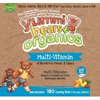 Hero Nutritionals Organic Gummy Bear Multivitamin 180 Count