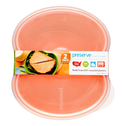Preserve by Recycline Food Storage - Sandwich(2 pak)-Orng 2 x 25 oz