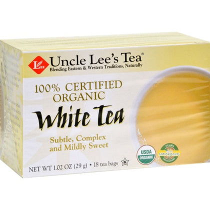 Uncle Lee's Tea Organic White Tea 18 bags