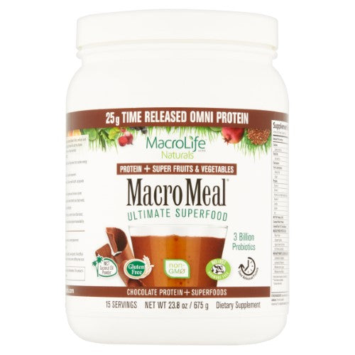 MacroLife Naturals MacroMeal Omni Chocolate 15 serving 675g