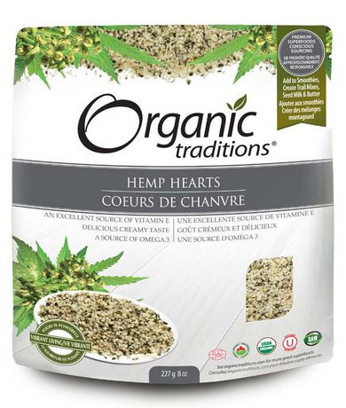 Organic Traditions Hemp Hearts 227g
