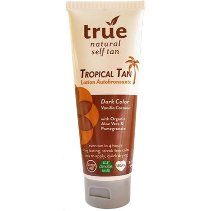 True Natural Self Tan Lotion Tropical Tan (Dark) 3.4oz