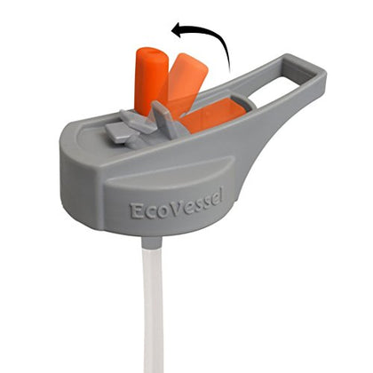 Eco Vessel Summit Ins. Strw Btl - Blue 700 ml