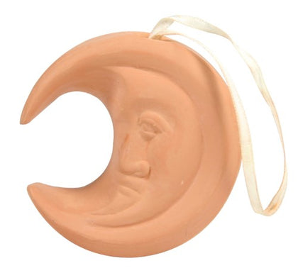 Aura Cacia Terra Cotta Diffuser, Moon-Shape 1 pc