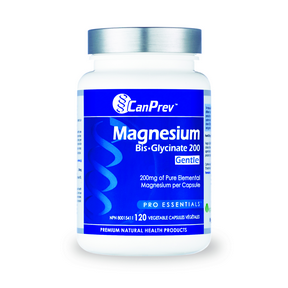 CanPrev Magnesium Bis-Glycinate 200 Gentle 120 vegicaps