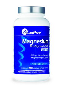 CanPrev Magnesium Bis-Glycinate 200 Gentle 240 vegicaps
