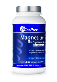 CanPrev Magnesium Bis-Glycinate 80 Ultra Gentle 240 vegicaps