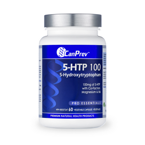 CanPrev 5-HTP 100 with Vitamin B6 & Magnesium 60 vegicaps