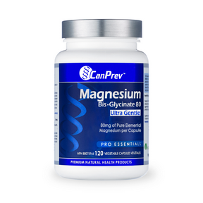 CanPrev Magnesium Bis-Glycinate 80 Ultra Gentle 120 vegicaps