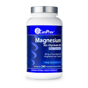 CanPrev Magnesium Bis-Glycinate 80 Ultra Gentle 240 vegicaps