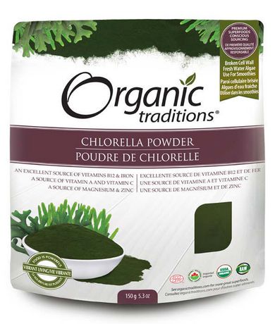 Organic Traditions Chlorella Powder 150g