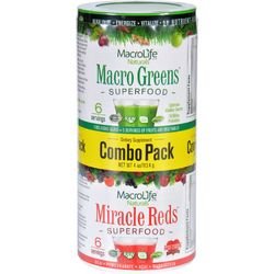 MacroLife Naturals Greens & Reds trial size combo 113.4 g