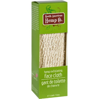 North American Hemp Hemp Exfoliating Face Cloth 1