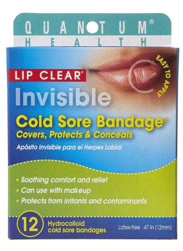 Quantum Lip Clear Cold Sore Bandage 12 bandages