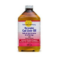 Nature's Harmony Cod Liver Oil Cherry Norwegian 500 ml