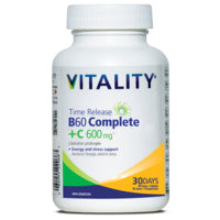 Vitality Products Time Release B60mg + C600mg 30 Days 30 Tablets