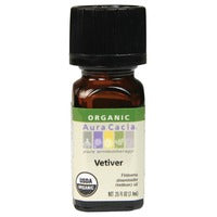Aura Cacia Vetiver Certified Organic EO 7.4 ml