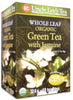 Uncle Lee's Tea Whole Leaf, Organic Green Tea with Jasmine 18 bags