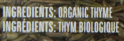 Sale Org Thyme Leaf 31g