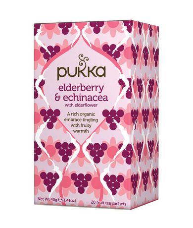 Pukka Teas Elderberry/Echinacea/Elderflower 20tb