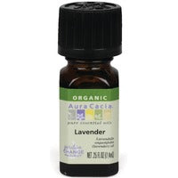 Aura Cacia Lavender Organic Essential Oil 7.4 ml