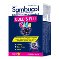 Sambucol Sambucol Cold & Flu Kids Chewables 24