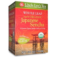 Uncle Lee's Tea Whole Leaf, Organic Japanese Sencha 18 bags