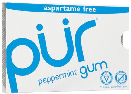 PUR Gum PUR Peppermint 9pc Gum 12x12.6g