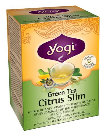 Yogi Organic Teas Green Tea Citrus Slim 16 tea bags