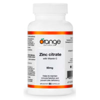 Orange Naturals Zinc citrate with vitamin C 90 capsules