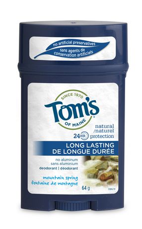 Tom's Of Maine Long Last Wide Stick Deod Mtn Sprg 64g