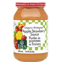 Sale Org Apple Strawberry Sauce 398ml