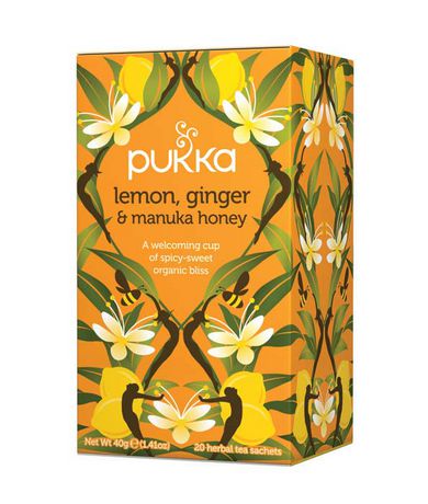 Pukka Teas Lemon Ginger Manuka Honey 20tb