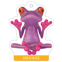 Purple Frog Orange Car Air Freshener 1 pcs