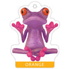 Purple Frog Orange Car Air Freshener 1 pcs