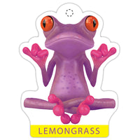 Purple Frog Lemongrass Car Air Freshener 1 pcs