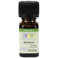 Aura Cacia Geranium Organic Essential Oil 7.4 ml