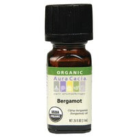 Aura Cacia Bergamot Organic Essential Oil 7.4 ml