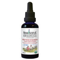 Nova Scotia Organics Milk Thistle Dandelion Tincture 50 ml