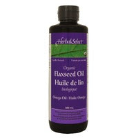 Herbal Select Fresh Flax Oil Liquid - Organic 500 ml