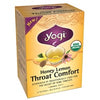 Yogi Organic Teas Honey Lemon Throat Comfort Tea 16 tea bags