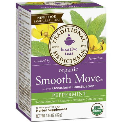 Traditional Medicinals Organic Smooth Move Peppermint 20 bags
