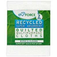 Sale Recycled Quilted Cloths 2pk