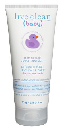 Live Clean Baby Soothing Oat Diaper Ointment 75 g