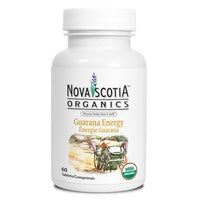 Nova Scotia Organics Guarana Energy 60 Tablets